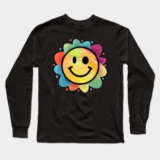 Smiley Face Long Sleeve T-Shirt